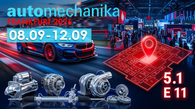 STS.Parts – uczestnik międzynarodowych targów Automechanika Frankfurt 2026