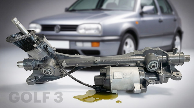 Cremagliera dello sterzo Golf 3: sintomi di danneggiamento e metodi di riparazione
