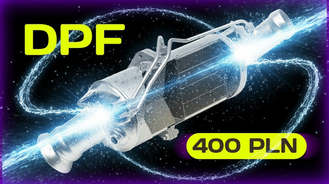 DPF cleaning for passenger cars only at a fixed price of 400 PLN